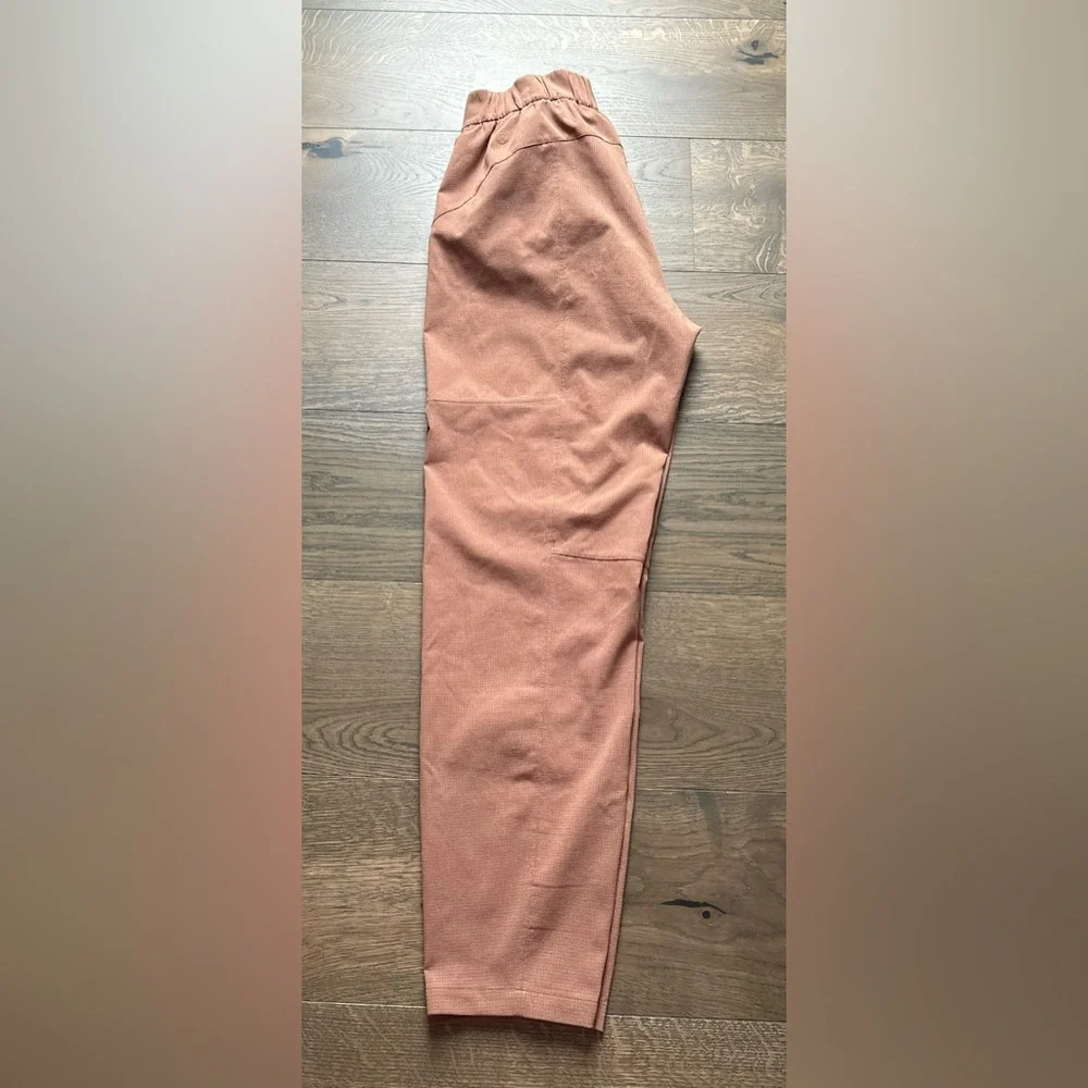 Lululemon Dynamic Days High Rise 7/8 Trouser Pants In Saddle Brown Size 4
